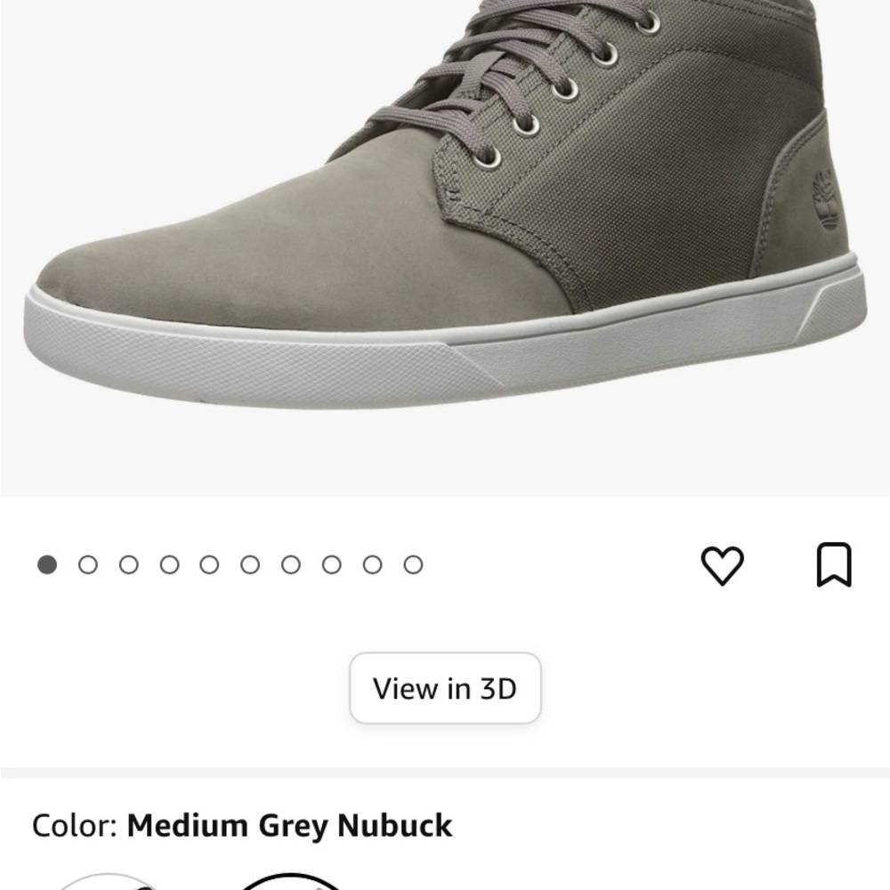 Timberland Gray Sneakers with Chukka Design